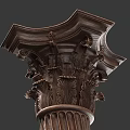European Classical Roman Column Simple European Column Classical Column 3d model