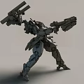 Trendy Play Robot Armored Mech Armored Core Game Character Game Character Movie Character Toy Decoration Toy 3d model