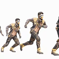 Game Boy Characters 3d model