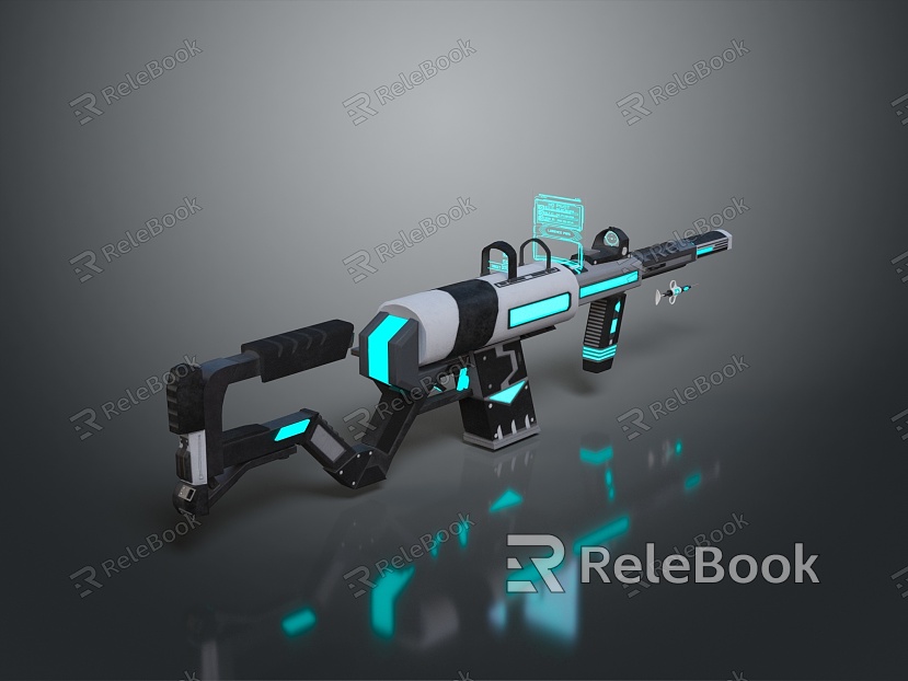 Science Fiction Firearms Next Generation Firearms Science Fiction Game Gun Game Firearms Game Gun Concept Gun Laser Gun model