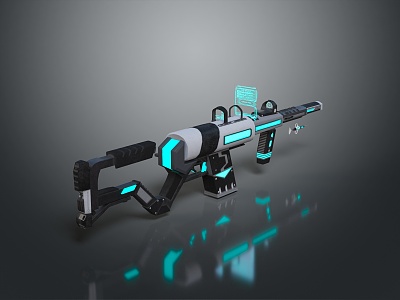 Science Fiction Firearms Next Generation Firearms Science Fiction Game Gun Game Firearms Game Gun Concept Gun Laser Gun model