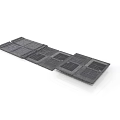 Modular Metal Grid Panel Structure With Interlocking Design And Durable Construction
