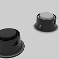Modern Black And White Recessed Downlights For Home Interior Ceiling Lighting