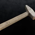 Durable Hammer Hardware Tool With Sturdy Metal Head And Wooden Handle For DIY Projects