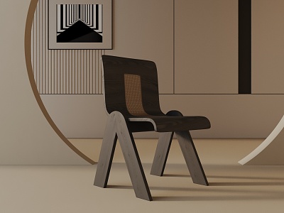 Modern Dining Chair 3d model