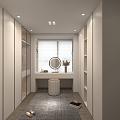 Modern Cloakroom 3d model