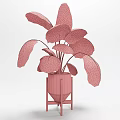 Elegant Potted Monstera Plant with Large Green Leaves in White Pot on Wooden Stand