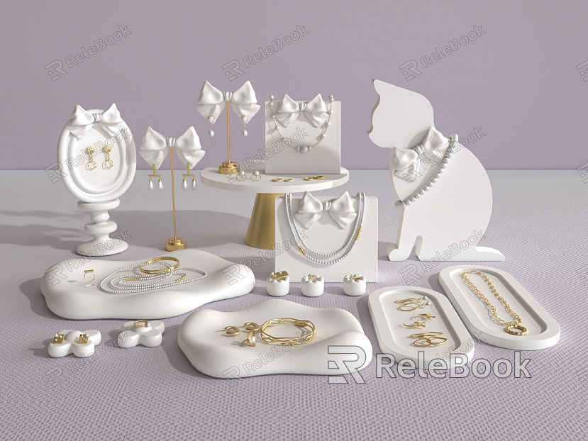 Modern Jewelry Cat Jewelry Display model