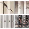 Screen partition 3d model