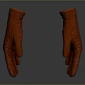 High Quality Red Leather Gloves Warm Fashionable Winter Accessories For Daily Use
