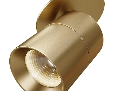 Modern Brushed Brass Wall Light with Sleek Design for Indoor Home Decor 3d model