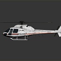 Modern Helicopter Black Hawk Combat Helicopter 3d model