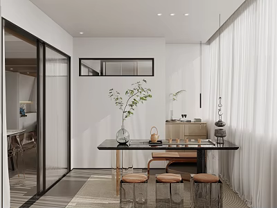 Modern Tea Room 3d model