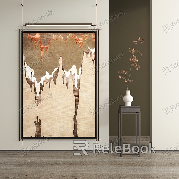 New Chinese Abstract Hanging Painting model