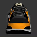 Nike Air Max Sneakers With Black Yellow Blue And White Color Design