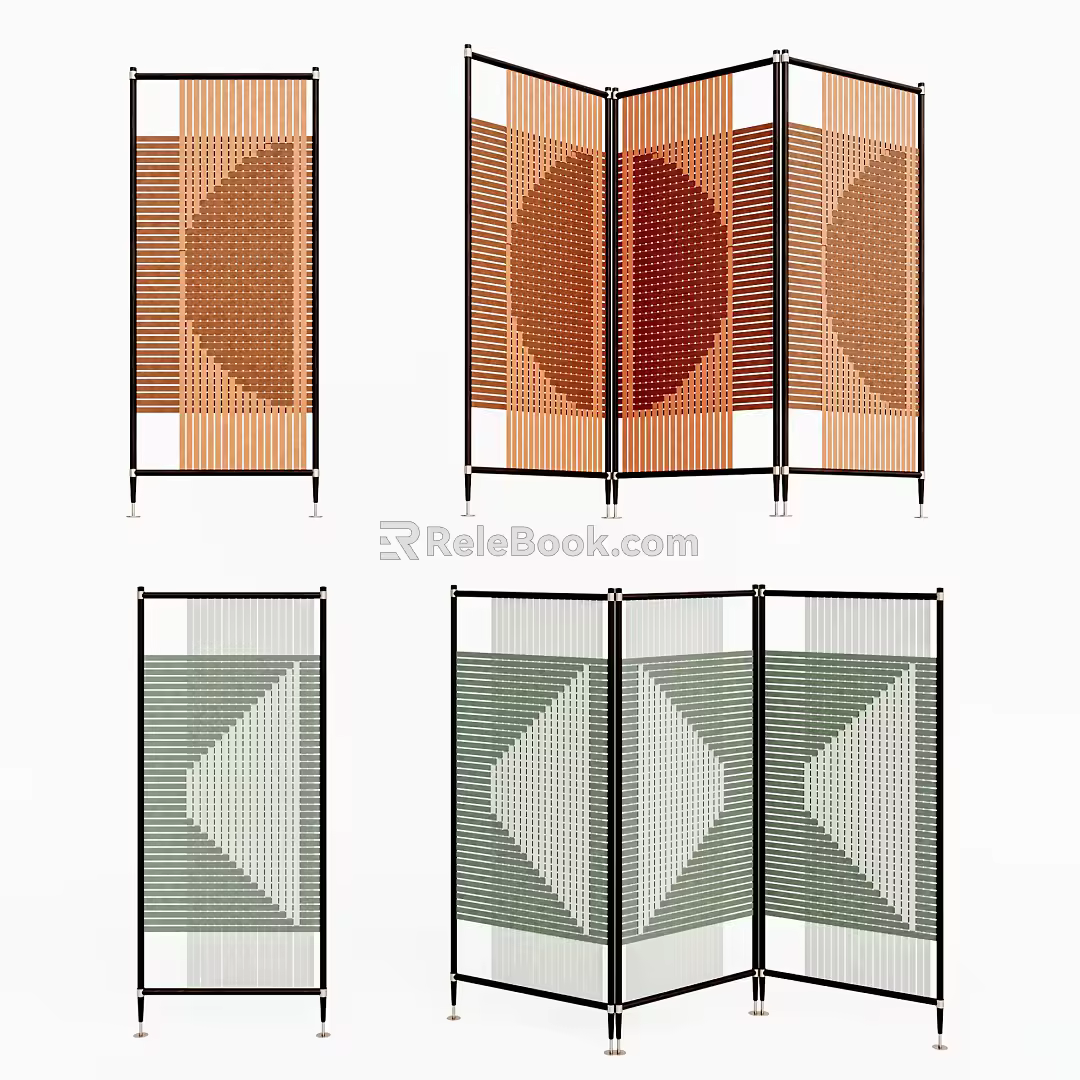 Modern Screen Partition 3d model