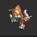 Cartoon Fox Detective Character Investigating With Magnifying Glass And Plaid Coat