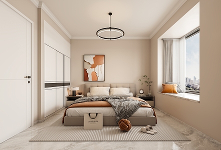 Modern Bedroom 3d model