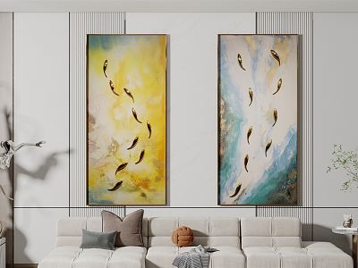 Modern Decorative Painting Hallway Decorative Painting Hanging Painting model