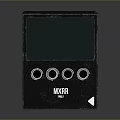 MXAR Device With Black Body And Four Control Knobs Featuring Blue Waveform Display On Screen
