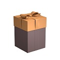 Gift box packaging box 3d model