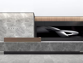 Front Desk 3d model