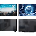 Smart Television With 4K Ultra HD Display Slim Design And Vibrant Visuals For Home Entertainment