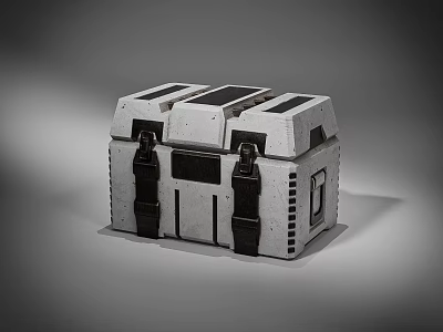Sci-Fi Box 3d model