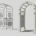 Various Pergola Designs With Wooden Frames Arched Tops And Latticed Panels For Gardens