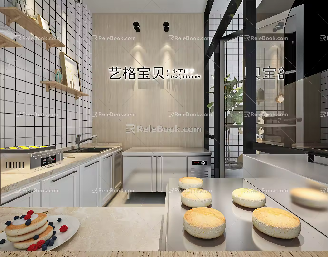 Nordic Sweet Shop Shufulei Store 3d model