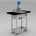 Industrial Equipment with Digital Display Screen Sturdy Workbench Base Mobile Wheels and Control Panel