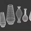 Various Designed Vases with Different Colors and Shapes for Home Decor