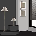 Modern floor lamp 3d model
