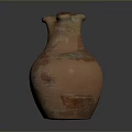 Traditional Terracotta Pitcher Sculpture Carving With Intricate Patterns And Handle Design