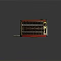 Vintage Red Kitchen Heater Appliance with Classic Design and Functional Features