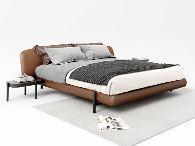 Double bed Double bed 3d model