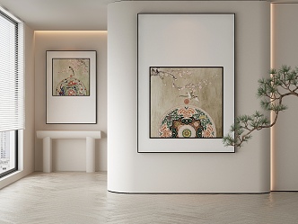 New Chinese Decorative Painting 3d model