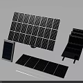 Energy Efficient Multiple Solar Panels in Various Sizes for Household Appliances