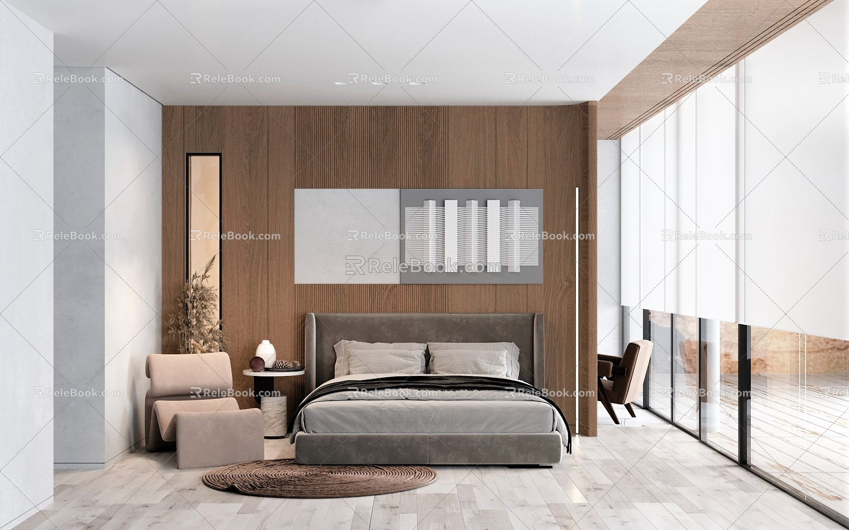 Modern Bedroom 3d model