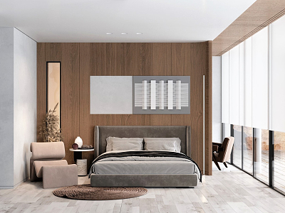 Modern Bedroom 3d model