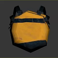 Blue And Yellow Versatile Travel Backpack For Everyday Storage And Use
