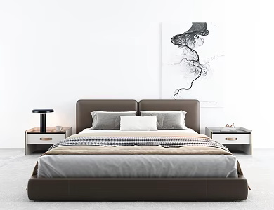 Modern Bed 3d model