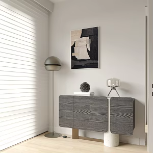 Modern Entrance Cabinet Side Cabinet Display Cabinet Hanging Picture Side 3d model