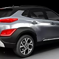 Stylish Modern Silver SUV With Streamlined Body Black Roof And Alloy Wheels