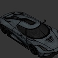 Koenigsegg Regera2017 car 3d model