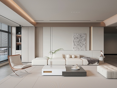 Minimalist Living Room model