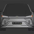 Modern Luxury Silver Sports SUV With Sleek Aerodynamic Body Sporty Wheels And Rear Spoiler