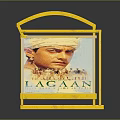 Yellow Frame Transparent Glass Display Structure With Character Sticker Design