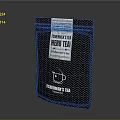 Bardmans Professional Grade Tea Packaging With Black White Chevron Pattern