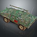 Bulletproof Car Armed Car Armed Bulletproof Car Military Jeep 3d model